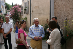 Philip chatting to visitors