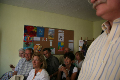 The audience enthralled